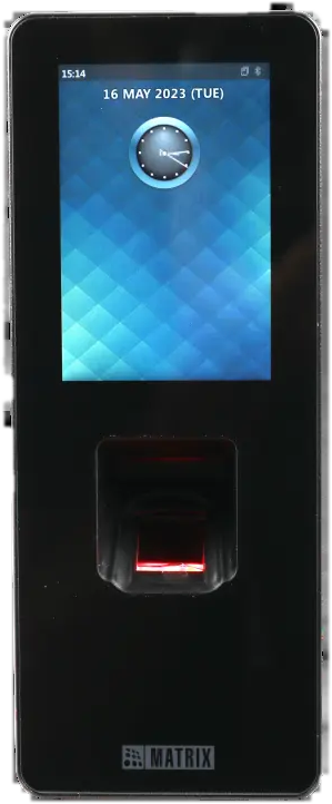Face and fingerprint access terminal